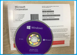 Pro versione dello Spagnolo del pacchetto 64BIT FQC-08981 dell'OEM del software di Microsoft Windows 10 originali